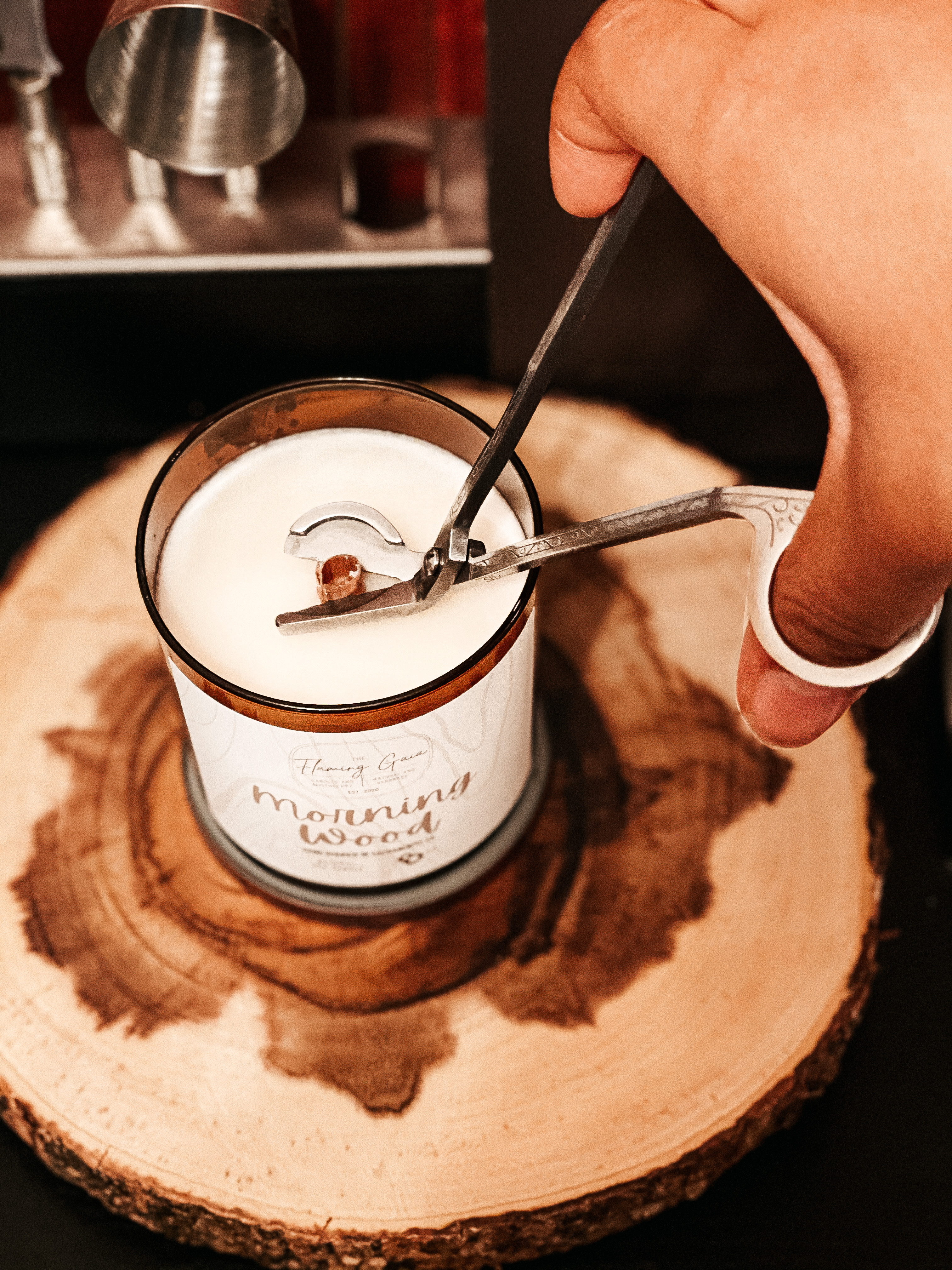 Meet your candles favorite companion..